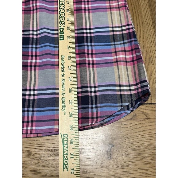 Tommy Bahama Pink Striped Long Sleeve Button-Up Shirt Size Medium Preppy Modern - Picture 4 of 12